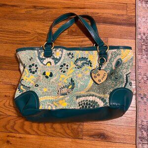 Vintage 2011 Juicy Couture velour tote bag